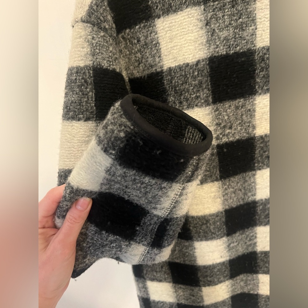 EUC | Roots | Buffalo Plaid Wool Blend Coat - Picture 9 of 13
